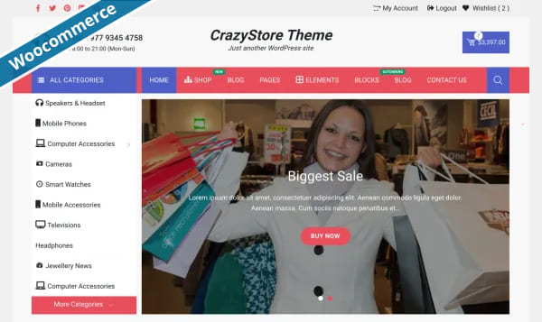 WooCommerce store themes