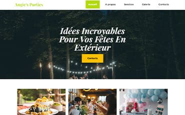 Event site with agenda, location, and practical information to facilitate organization.